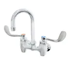 image of Fisher 90470 Kitchen Sink Faucet, Backsplash Mount, 4" Centers