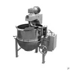 image of Groen DL-40, TA/3 40 Gallon Floor Tilting 2/3 Steam Jacketed Direct Steam Kettle Mixer