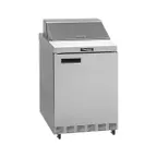 image of Delfield 4432NP-12M 32" One Section Mega Top Sandwich Prep Table, 1 Door, 12 Pans