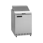 image of Delfield ST4427NP-8 27" 1-Door Sandwich and Salad Prep Table, 8 Pans, 8.2 cu. ft.