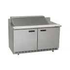 image of Delfield ST4464NP-18M 64" 2-Door Mega Top Sandwich and Salad Prep Table, 18 Pans