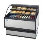 image of Federal Industries LPRSS4 48" Low Profile Self-Serve Refrigerated Merchandiser, 2 Shelves