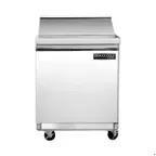 image of Maxx Cold MVR29SHC 31" Sandwich / Salad Prep Table, 7.2 cu. ft.