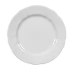 image of Seltmann 001-599434 China Plate – 6.69" Round Porcelain Plate Flat Edge Wide Rim Salzburg Style