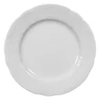 image of Seltmann 001-600653 - 10.5" Round Flat Edge Porcelain Dinner Plate, Salzburg Style, 10-1/2" Diameter