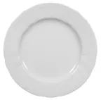 image of Seltmann 001-600942 China Plate – 12" Round Flat Porcelain Plate with Wide Rim, Salzburg Style