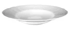 image of Seltmann 001-604031 - 11.9" Round Deep Pasta Plate, Porcelain, Wide Flat Edge, Salzburg Design