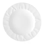 image of Seltmann 001-718564 - Round White Porcelain Dinner Plate, 8.94" Diameter, Venice Style