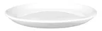 image of Seltmann 001-721078 - 9" Round Porcelain China Plate, White, Flat Edge, Narrow Rim, Varinorm Finish