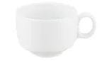 image of Seltmann 001-776255 China Cup, 3.98" (10‑12 oz) White Porcelain Elegant Sento Style