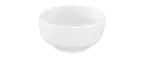 image of Seltmann 001-776265 - Round White Porcelain Bowl, 3" (3.39) Diameter, 4.7 oz Capacity, General Usage