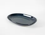 image of Select Concept 01-757-2-144 Oval China Platter, 9.64" W x 13.58" D x 3.54" H, Blue Finish - 1/Each