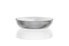 image of Mikasa 1901-1 Aria Clear Glass Serving Bowl, 9.84", 64 oz., Dishwasher Safe