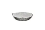 image of Mikasa 1925-1 Aria Clear Glass Serving Bowl, 8.07", 20 oz., Dishwasher Safe
