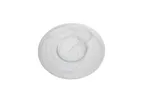 image of Ardacam 1969-2 Gusto Round Glass Plate, 11" White Dinnerware, Elegant Clear Finish