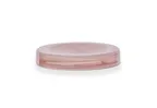 image of Ardacam 1982-3 Round China Bowl, 8.27" (8") Diameter, 5 oz Hollow Pink and White Glass Finish