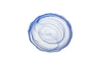 image of Ardacam 2076-64 - 11" Round Glass Plate, Amorf Blue and White, Fine Dinnerware, 11" Diameter