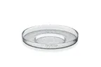 image of Ardacam 2105-1 Madison Round Glass Plate, 9.5" Clear Crystal Dinnerware, Elegant Transparent Finish