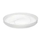 image of Ardacam 2445-2 Round Glass Dinner Plate, 8.27" Diameter, White Asos Finish, Elegant Tableware