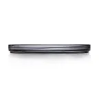 image of Ardacam 2449-43 Glass Plate - 9.45" Round Black Glass Dinnerware, Smallware Tabletops