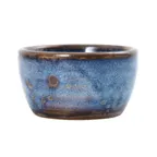 image of Mikasa 5255978 Starlit Ramekin, 2 oz., 2-9/16" dia., Blue Porcelain, Dishwasher Safe