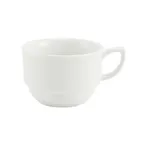 image of Mikasa 5256227 Coffee Cup, 7.5oz White Porcelain, 3.46"W x 4.37"D