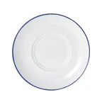 image of Mikasa 5256526 China Bistro Saucer, 6.75" dia., Vitrified Porcelain, Blue
