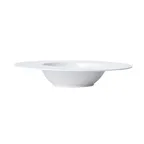 image of Mikasa 5260242 Onda Bowl, 11" Dia., 13.5 oz., Round, Deep, Wide Rim, Fluted, Soft White Porcelain
