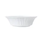 image of Mikasa 5260262 Onda Serving Bowl – 34 oz (1 L), 9" Round Deep Fluted Porcelain, Soft White