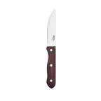 image of Mikasa 5263871 Steak Knife, 9.3", Stainless Steel Blade, Handwash, Canarsie Pakka - 1 Dozen
