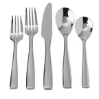image of Mikasa 5264135 Delano Dessert Fork, 6-9/10"L, 18/10 Stainless Steel, Dishwasher Safe - Dozen