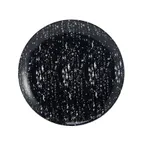 image of Mikasa 5266913 China Plate, 9-1/2" Dia., Round, Coupe Rim, Vitrified Porcelain, Pitch Black