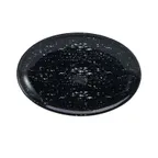 image of Mikasa 5266951 China Plate, 12"L x 8"W, Oval, Coupe Rim, Vitrified Porcelain, Pitch Black
