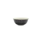 image of Mikasa 5267246 Notebook Bowl, 12 oz., 4-1/2" dia., Black, Porcelain, Round, Dishwasher Safe