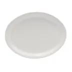 image of Towle Hospitality 5273015 Oval China Plate, 13.25" Diameter, Dishwasher Microwave Oven Safe