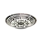 image of Mikasa 5275020 Merenda Flrl China Plate, 9" Round, Dishwasher, Microwave & Oven Safe