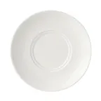 image of Mikasa 5292195 Bistro Blanc China Saucer, 6-3/4" dia., Vitrified Porcelain, White