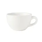 image of Mikasa 5292246 Bistro Blanc Coffee Cup, 10 oz., Vitrified Porcelain, White