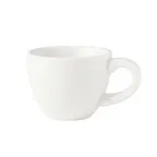 image of Mikasa 5292264 Bistro Blanc Coffee Cup, 3.4 oz., Vitrified Porcelain, Dishwasher, Microwave & Freezer Safe