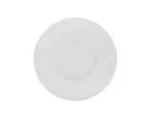 image of Mikasa 5292273 Bistro Blanc China Saucer, 6" dia., Vitrified Porcelain, Dishwasher Safe