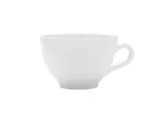 image of Mikasa 5292274 Bistro Blanc China Coffee Cup, 7.8 oz, Vitrified Porcelain, White