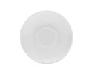 image of Mikasa 5292276 Bistro Blanc Saucer, 6.5" Diameter, Porcelain, White, Microwave/Freezer Safe