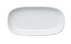 image of Mikasa 5302598 Isla Rectangular Platter, 12" x 7.75", Porcelain, White