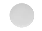image of Mikasa 5302767 Galleria Coupe Plate – 12" Porcelain Round Plate, White, Dishwasher Safe, Coupe Rim