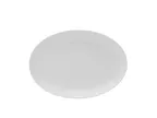 image of Mikasa 5302867 Galleria China Platter, 13.7"W x 9.6"D, Oval, White, Porcelain