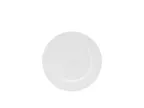 image of Mikasa 5304486 Lola Plate, 6.5" Round Dinnerware, Bone China Porcelain, White, Dishwasher Safe