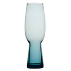 image of Mikasa 5307052 Vegas Flute Champagne Glass, 10 oz, 2.44"W x 2.44"D x 7.28"H, Stemless, Blue