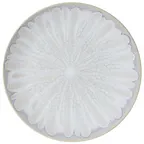 image of Mikasa 5308756 Jadore Plate, 10.7" Coupe Round, Grey Stoneware Dinnerware China Plate