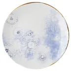 image of Mikasa 5308774 Serefina China Dinner Plate, 10.7" Coupe Rim, White Stoneware Ceramic