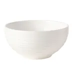 image of Mikasa 5308902 White Bone China Bowl, 4.5" Diameter, 10 oz, Fine Porcelain Tableware